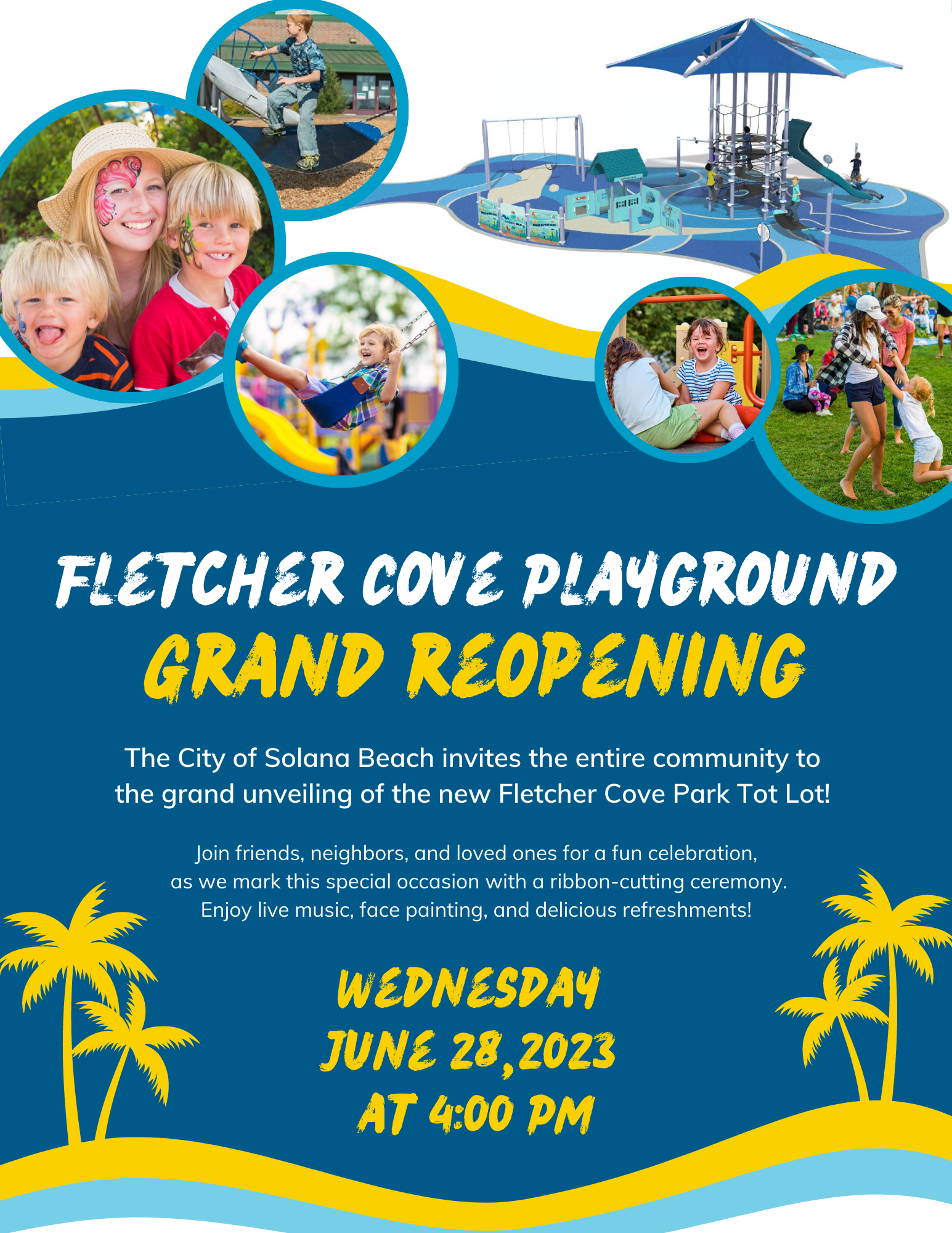 Fletcher Cove Playground Grand ReOpening! Solana Beach
